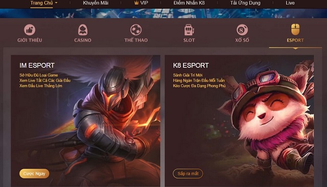 K8 - Nhà cái cược thể thao điện tử đông thành viên nhất K8 - Nhà cái cược thể thao điện tử đông thành viên nhất