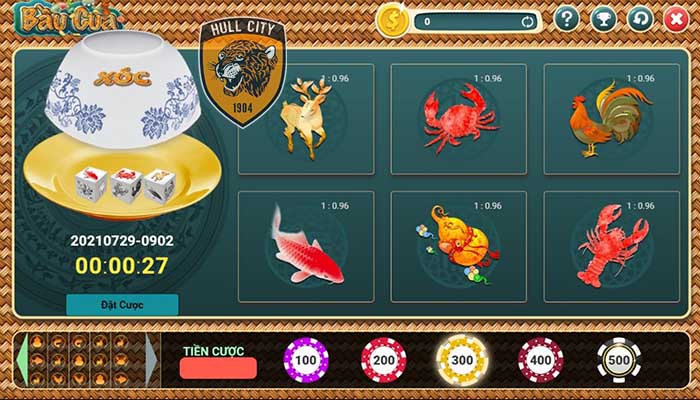 bầu cua online đổi thưởng