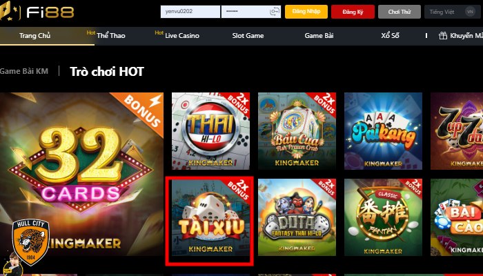 nhà cái tài xỉu