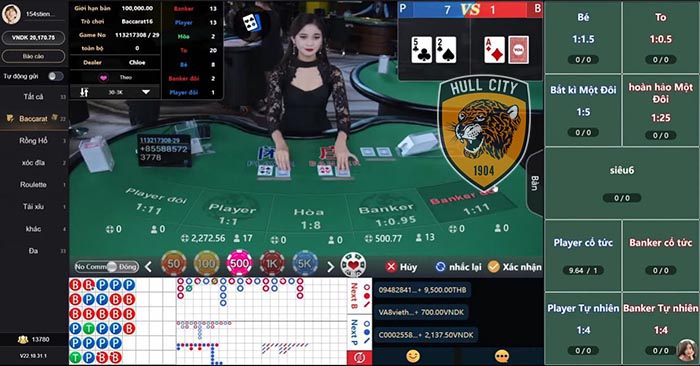 trang chơi baccarat