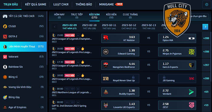 app cá cược liên minh