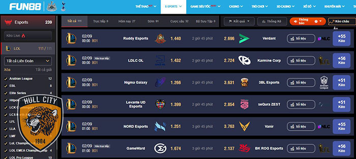 đặt cuoc liên minh huyền thoại