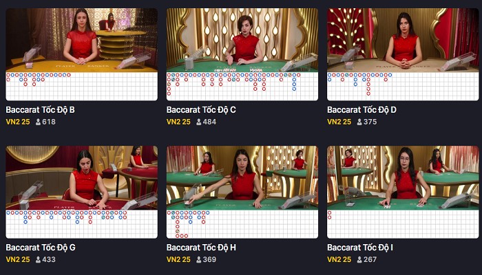 Nhà cái Baccarat đỉnh cao