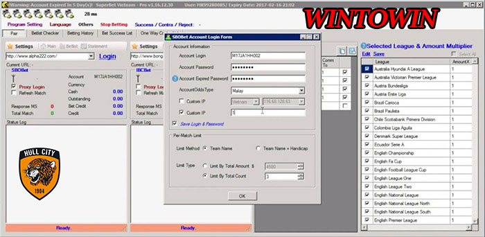 phần mềm bóng đá ảo